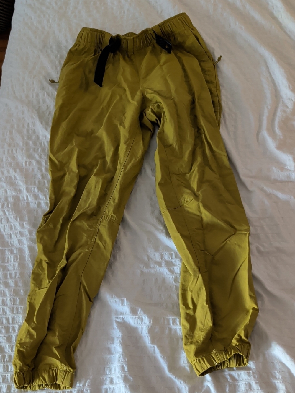 Mustard Utility Cargo Jogger Pants